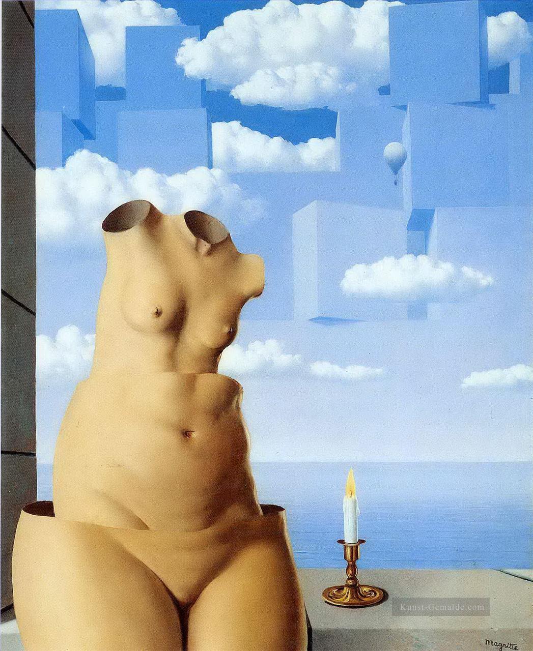 Größenwahn 1948 Surrealismus Ölgemälde